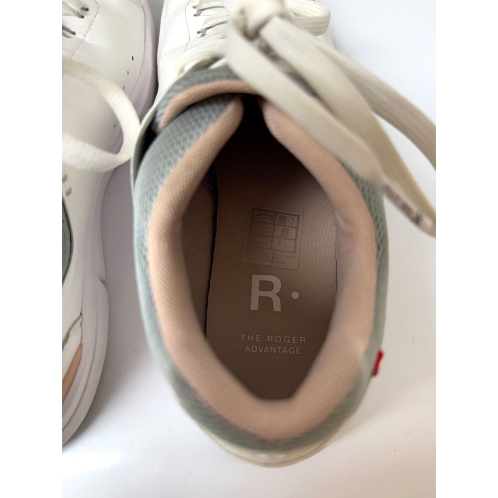 On Cloud THE ROGER Advantage Sneakers White Rose 8.5 - Picture 9 of 15